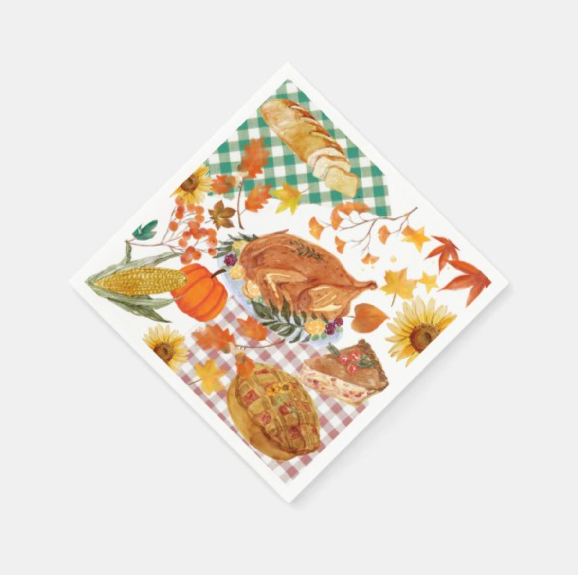 Thanksgiving Holiday Napkins