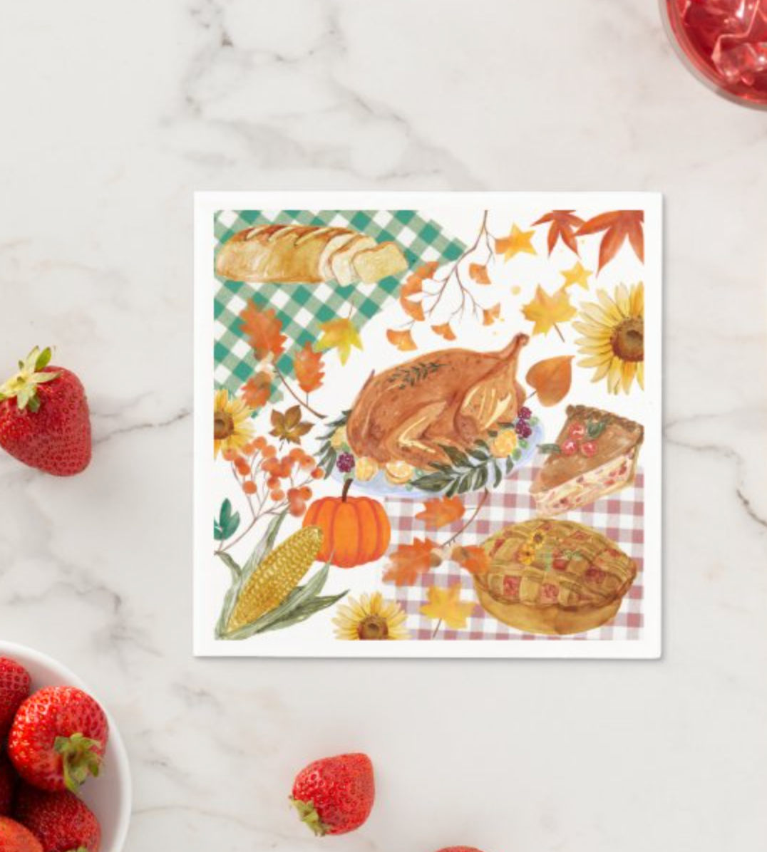 Thanksgiving Holiday Napkins