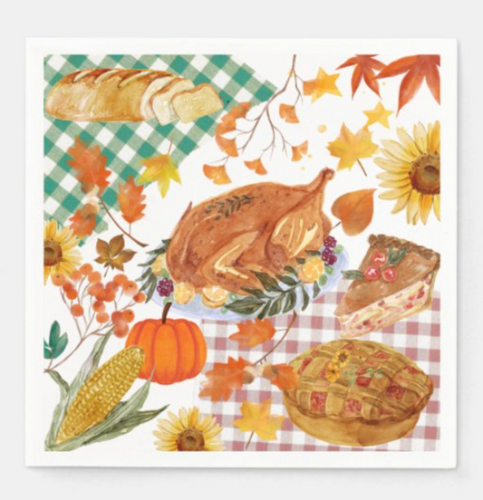 Thanksgiving Holiday Napkins